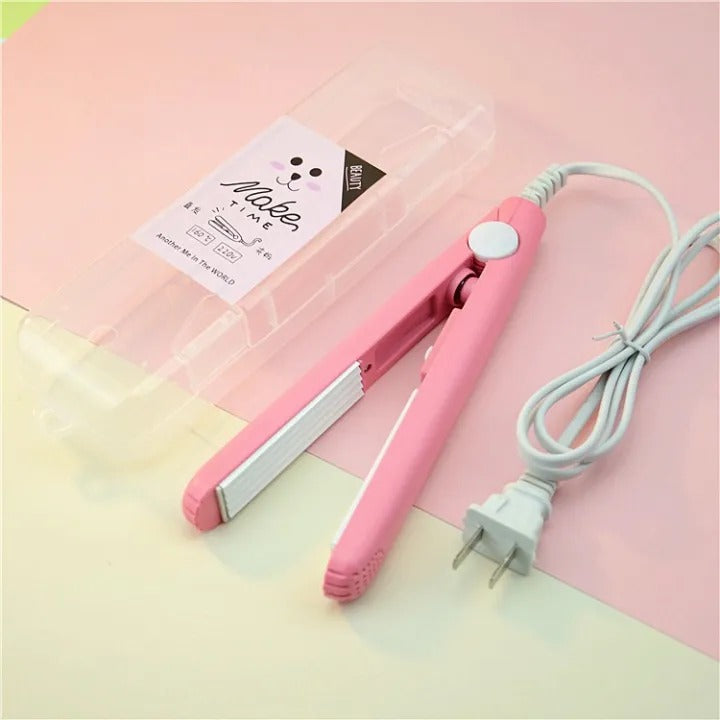 Mini Hair Straightner (Pink)