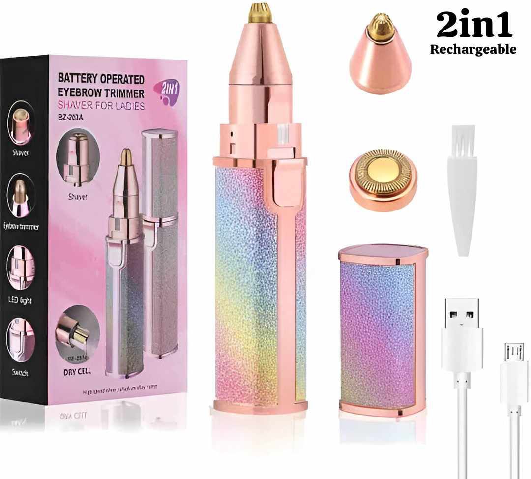  battery-operated eyebrow trimmer 














































