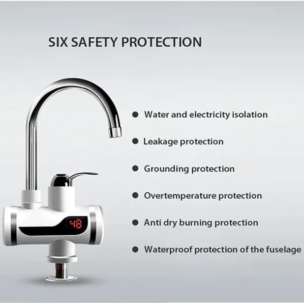 Instant hot water tap faucet